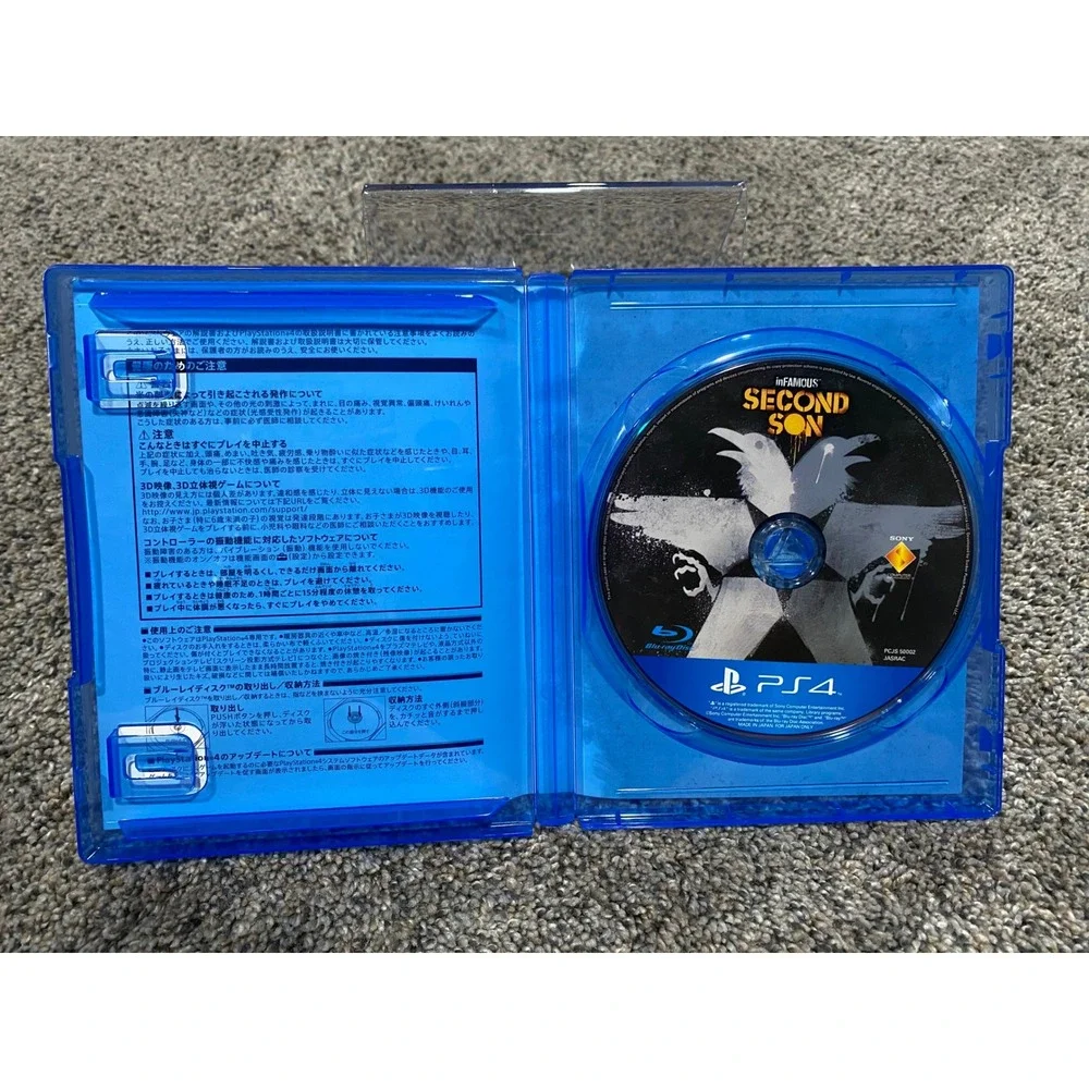 Infamous Second Son PS4 NTSC-J Excellent Japanese Import